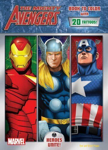 The Mighty Avengers: Battle Ready [With 20 Tattoos] by Emilio Urbano