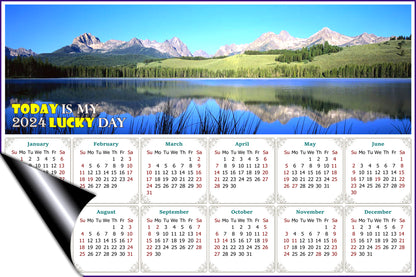 2024 Magnetic Calendar - Calendar Magnets - Today is My Lucky Day - Edition #15