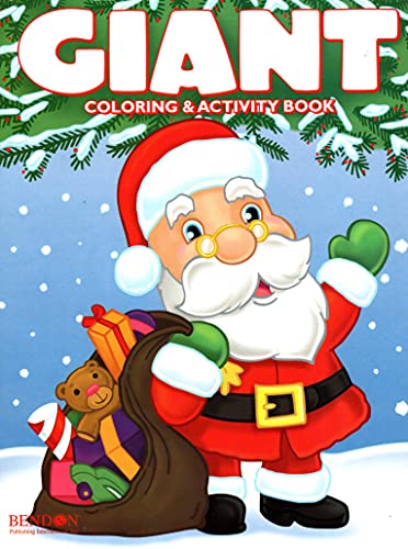 Christmas Edition Giant Coloring and Activity Book 160 Page v9