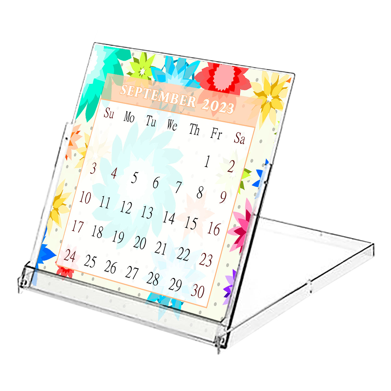 2023-2024 CD-Style Desk Calendar 16 Months Calendar / Planner / (Edition #01)